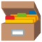 Card File Box emoji on Emojione